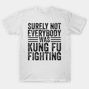 Surely Not Everyone Was Kung Fu Fighting T-Shirt